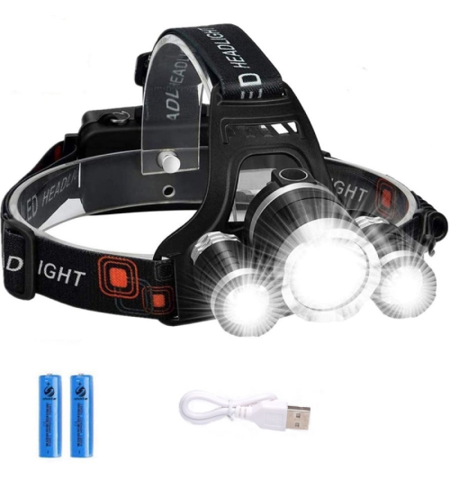 Налобний ліхтар + годинник у подарунок